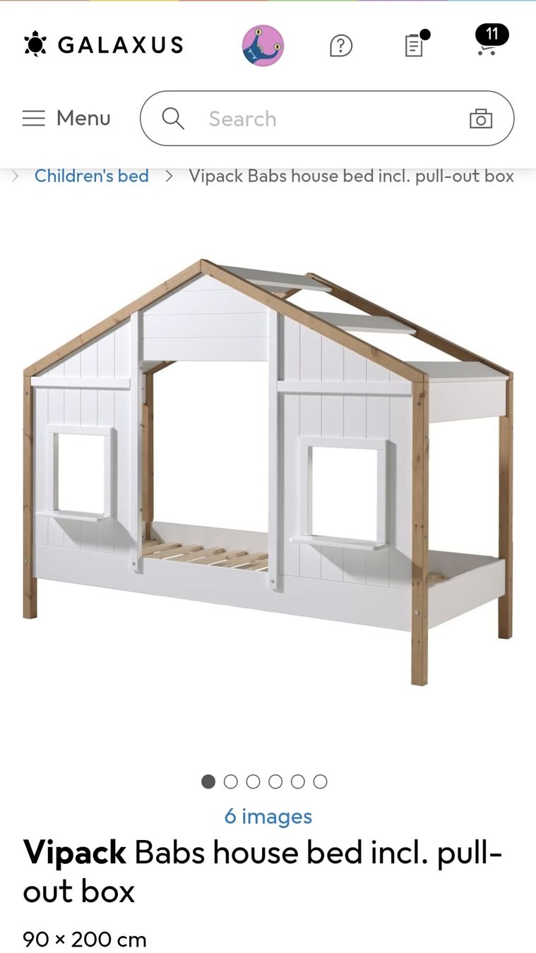 Letti: Vipack Babs hausbett Kinder – Usato da Zug venduto da mikey1130 2
