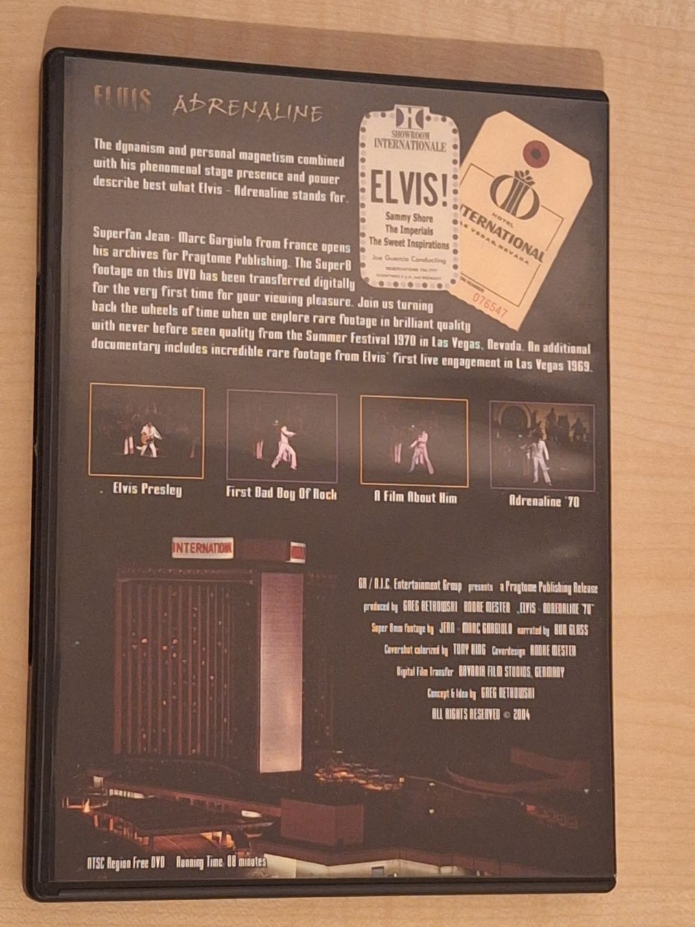 Tutti i DVDs: Elvis Adrenaline 1970 DVD – Nuovo (secondo la descrizione) da Uerschhausen venduto da Burton77 1