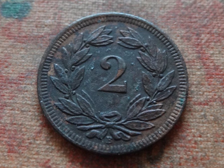 Tutti le monete: 2 Rp. 1908  (F) – Usato da Romanel-sur-Lausanne venduto da Swift13 1