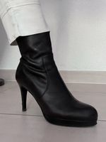 L.K.Bennett London Damen Stiefel schwarz Leder Grösse 37