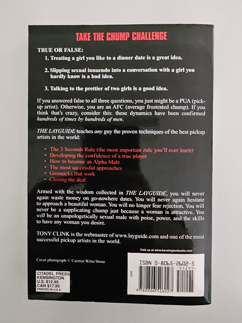 Bücher: Tony Clink  - The Layguide – Gebraucht aus Rüschlikon von lordgara 1