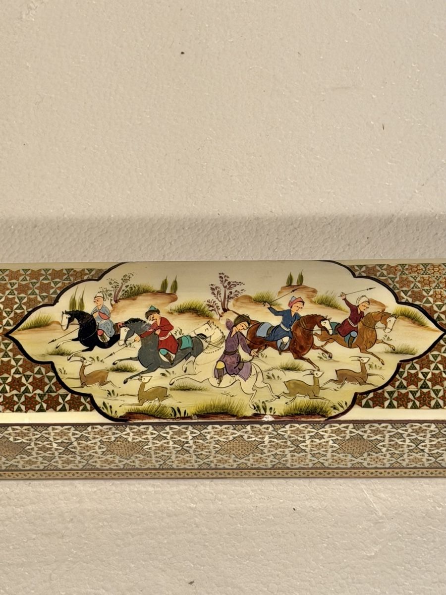 Sonstiges Schreiben & Zeichnen: Vintage Persian Lacquer Painted Pen Box Case Orientalist – Gebraucht aus Lausanne von vas_mbk2 1