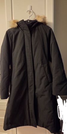 Ultra Warm Hybrid Down Long Coat M Black