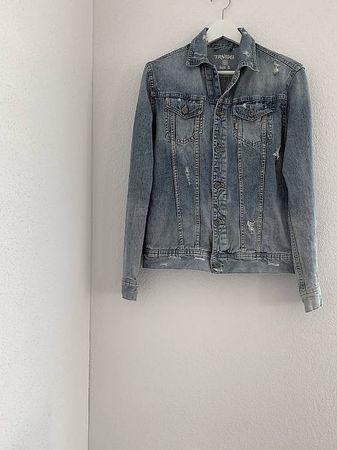 Denim Jacke Jeansjacke Truckerjacke Gr. S Baumwolle Vintage