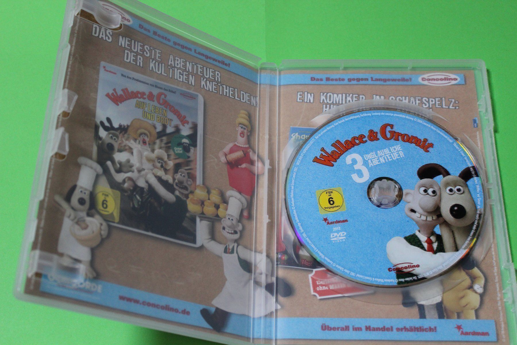 Tutti i DVDs: WALLACE & GROMIT -  3 ABENTEUER DVD!!!!! – Usato da Tübach venduto da JamesStone 5