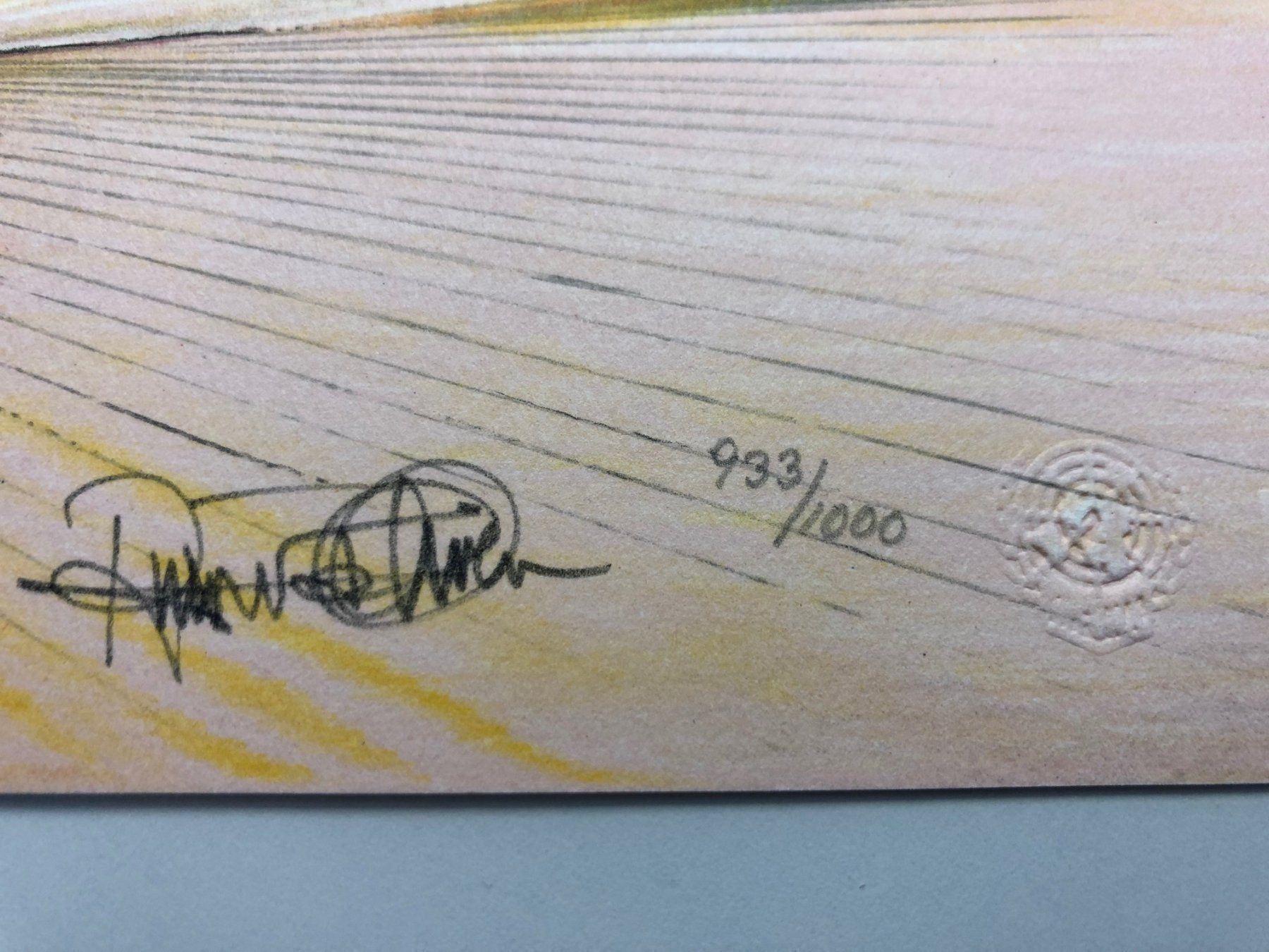 Autografi: RAMON de OLIVERA Art Print WFUNA sign – Usato da kriens venduto da bst999 4