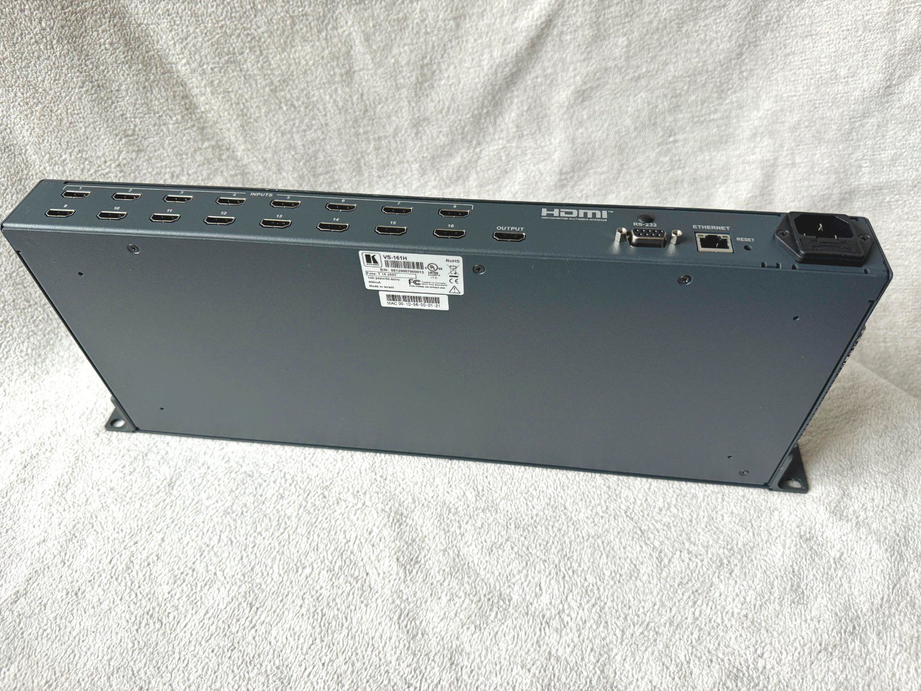 Adattatori: Kramer 16x1 HDMI Switcher VS-161H Video Switcher – Usato da Zürich venduto da Malco0 7