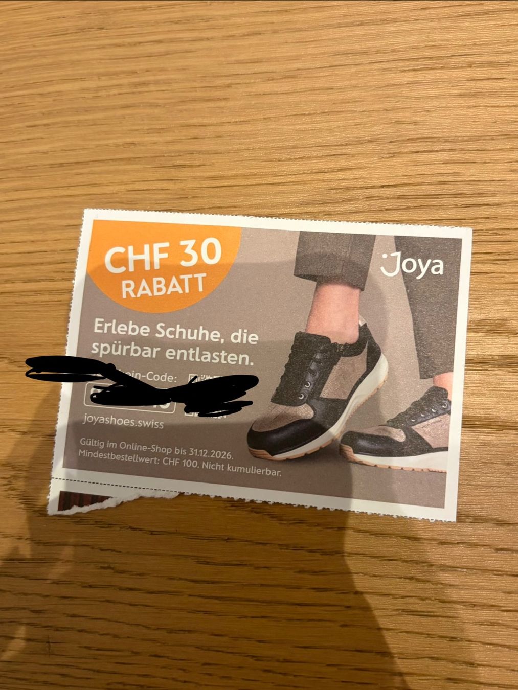 Gutscheine: Gutschein Joya – Neu und originalverpackt aus Wangen b. Olten von oli_f9b8