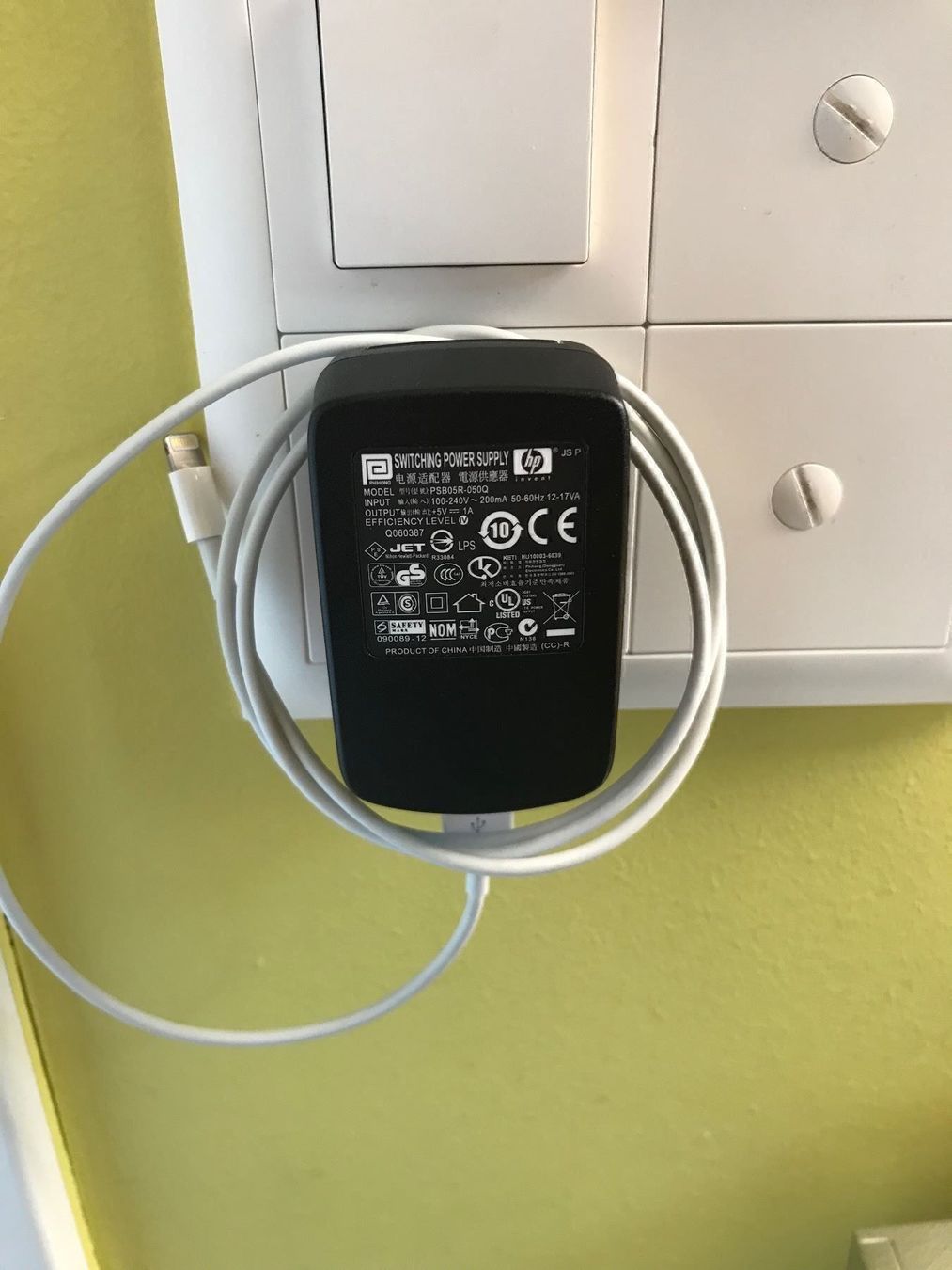 Hewlett Packard Caricabatterie: 18 Switching Usb Power Adapter HP PSB05R – Nuovo e nell'imballaggio originale da Muttenz venduto da Fantom03 2