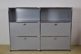 USM Sideboard in Mattsilber, Lief. mögl.