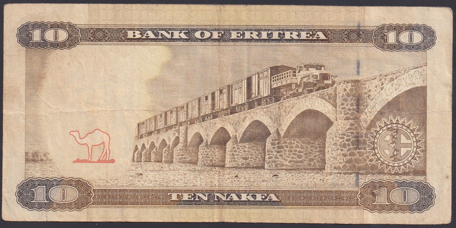 Banknoten: Eritrea 10 Nakfa 2015 selten – Gebraucht aus Brugg AG von banknoten_muesli 1