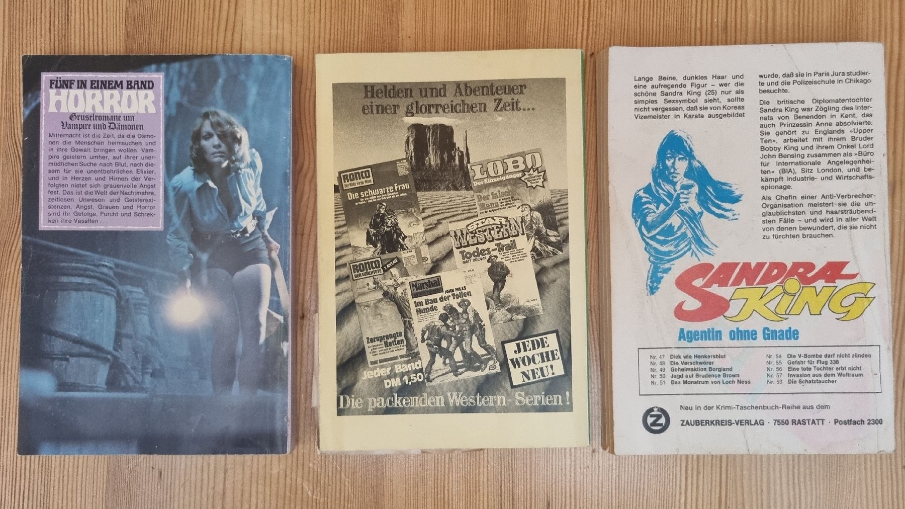 Libri: 3 Sammelbände "Horror" Romane  – Usato da Moosseedorf venduto da wau69 1