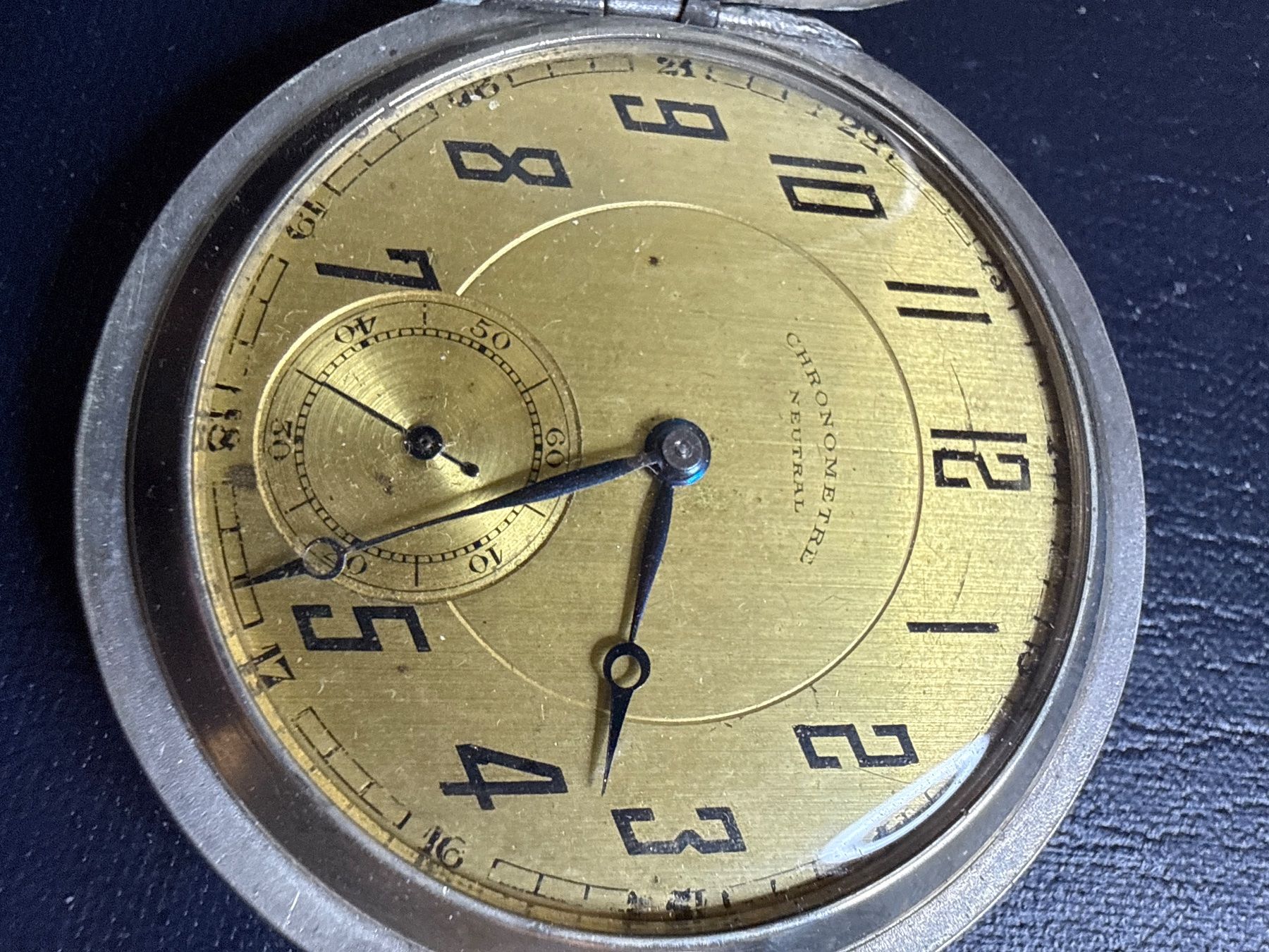 Orologi: Chronometer Taschenuhr echt Silber 53 mm – Usato da Pfeffingen venduto da Allhandelklgwatches 1