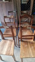 6 Holzstühle Vintage/Antik 20er bis 30er Jahre CHF 25