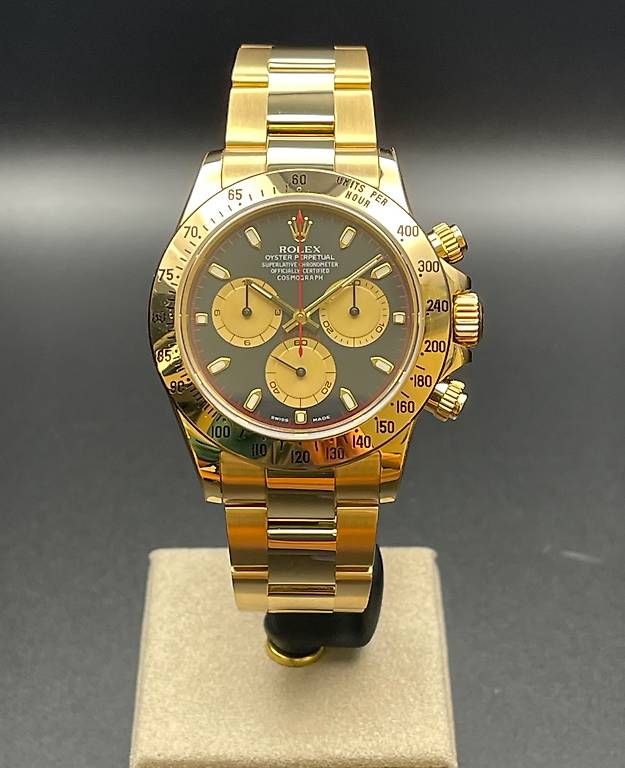 Rolex Orologi: Rolex Daytona Ref. 116528 Paul Newman Full Set 2002 – Usato da Lugano venduto da luganotopwatches