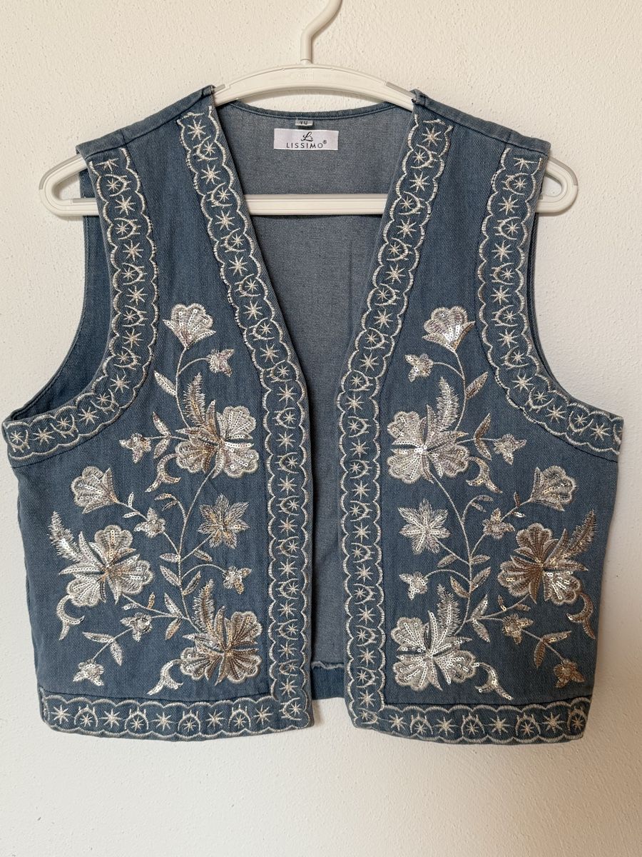 Gilet & Giacche senza maniche: Boho Jeansweste – Nuovo (secondo la descrizione) da Sigriswil venduto da ck56