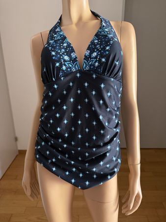 Badeanzug Gina Benotti dunkelblau Grösse 44/46 Muster Bade