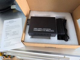 Fiber Media Converter 10/100/1000 BaseT to 1000 Base-SX/LX