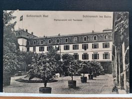 AG,  Schinznach Bad, Parkansicht mit Terrasse, 1913