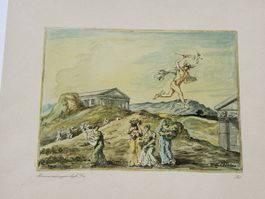 Giorgio de Chirico - Mercurio messaggero degli Dei