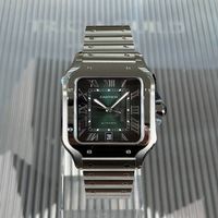 Cartier Santos L Green WSSA0062
