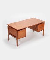 Mid-Century Schreibtisch Teak G.V. Gasvig 60er von GV Møbler