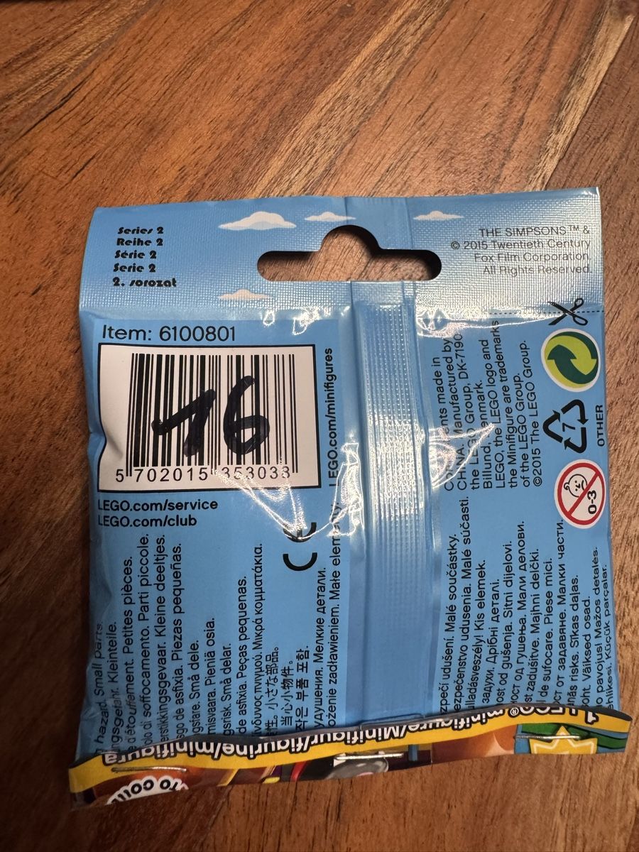 Lego Baukästen: Figurine LEGO Simpsons Série 2 N 16 – Neu und originalverpackt aus Concise von Pinpin69 1