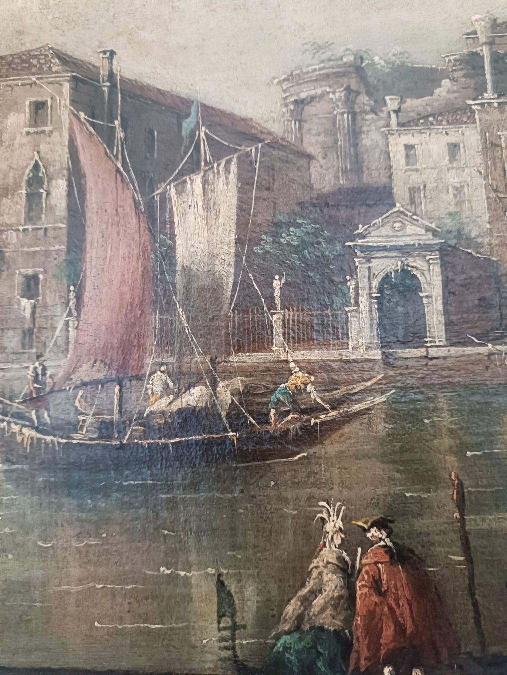 Dipinti: Dipinto antico Venezia cm.60x100 – Usato da Lugano venduto da Maurizio_Collector 6
