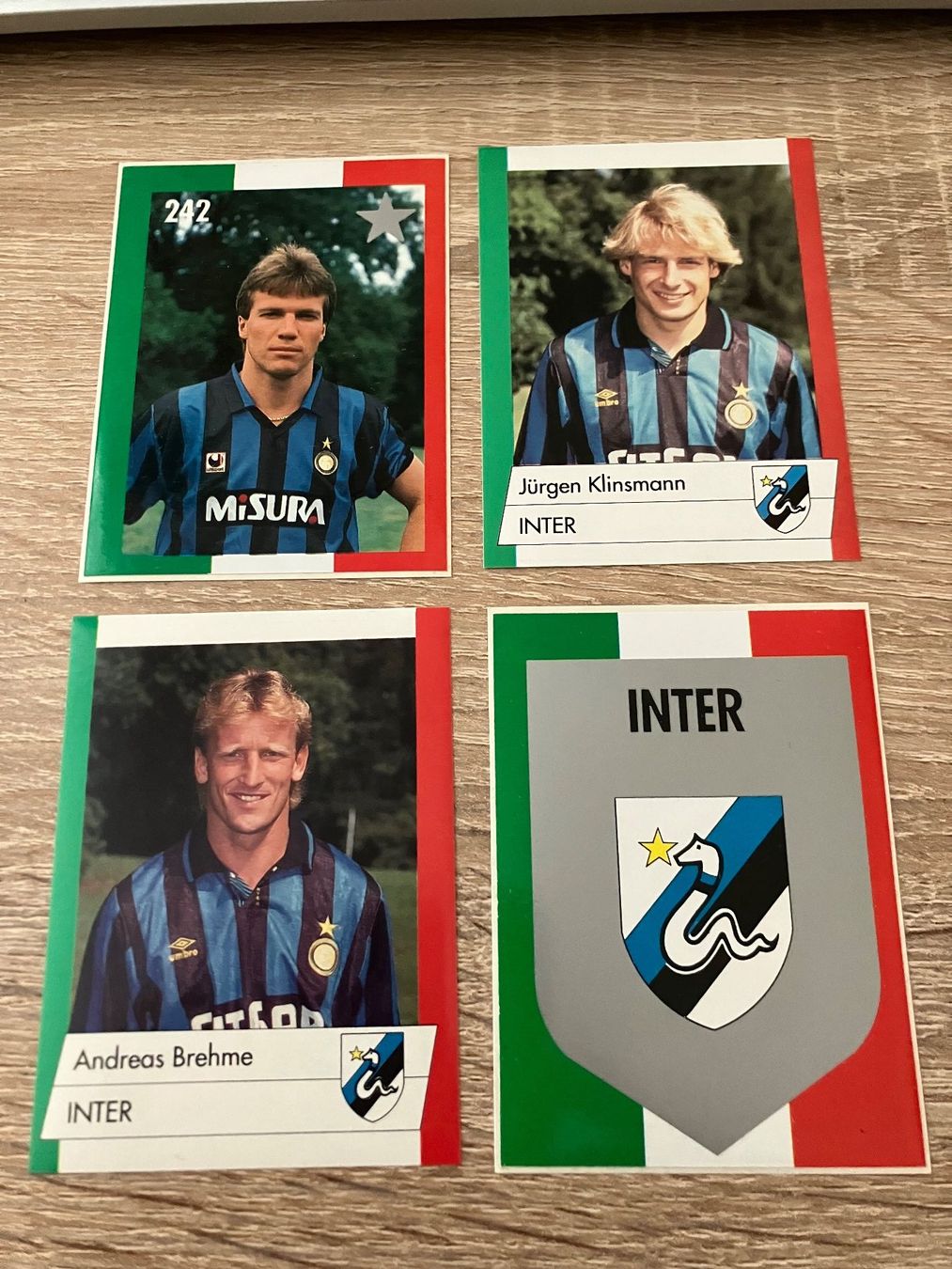 Panini Carte collezionabili: Panini Calcioflash 1992 FC Inter Klinsmann Matthäus Brehme – Nuovo (secondo la descrizione) da Chur venduto da tozzi-stickerworld