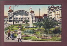 BASEL - Bundesbahnhof - Kinder - 1911