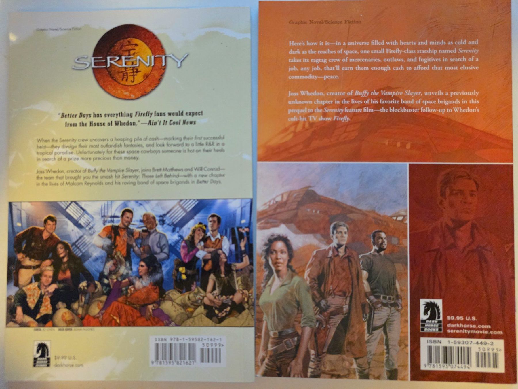 Fumetti: BDs duo Serenity "Better Days" et "Those Left Behind" – Usato da Genève venduto da BruceKampbell 1