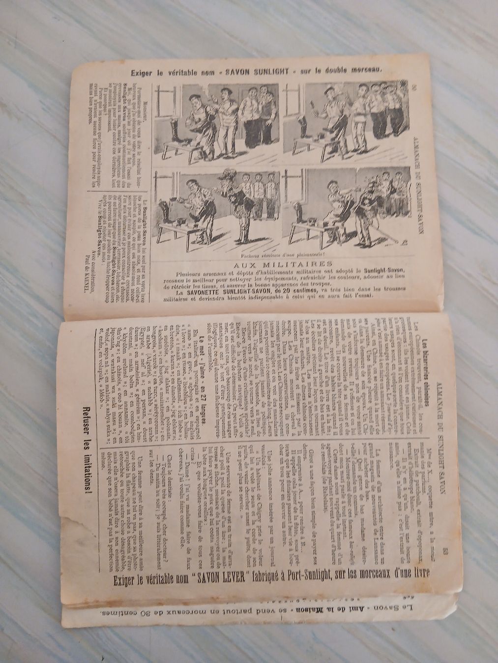 Bücher: Almanach Sunlight Savon 1897, rare! – Gebraucht aus Belfaux von frifri500 1
