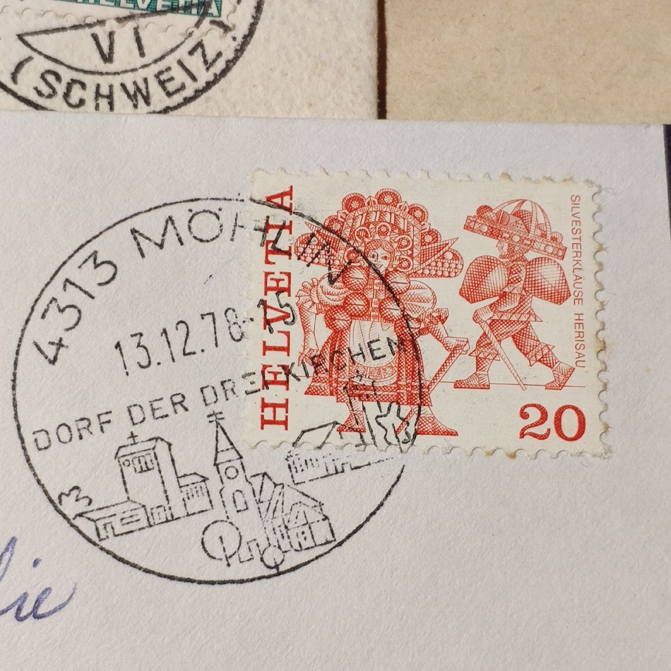 Alle Briefmarken: 9 Alte Briefé mit Briefmarken un Stempel Basel Mohlin usw – Gebraucht aus Lausanne von Jdelta