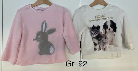 Mädchen-Pullover, 🐰🐶😸Gr. 92 🌸 flauschig 💜