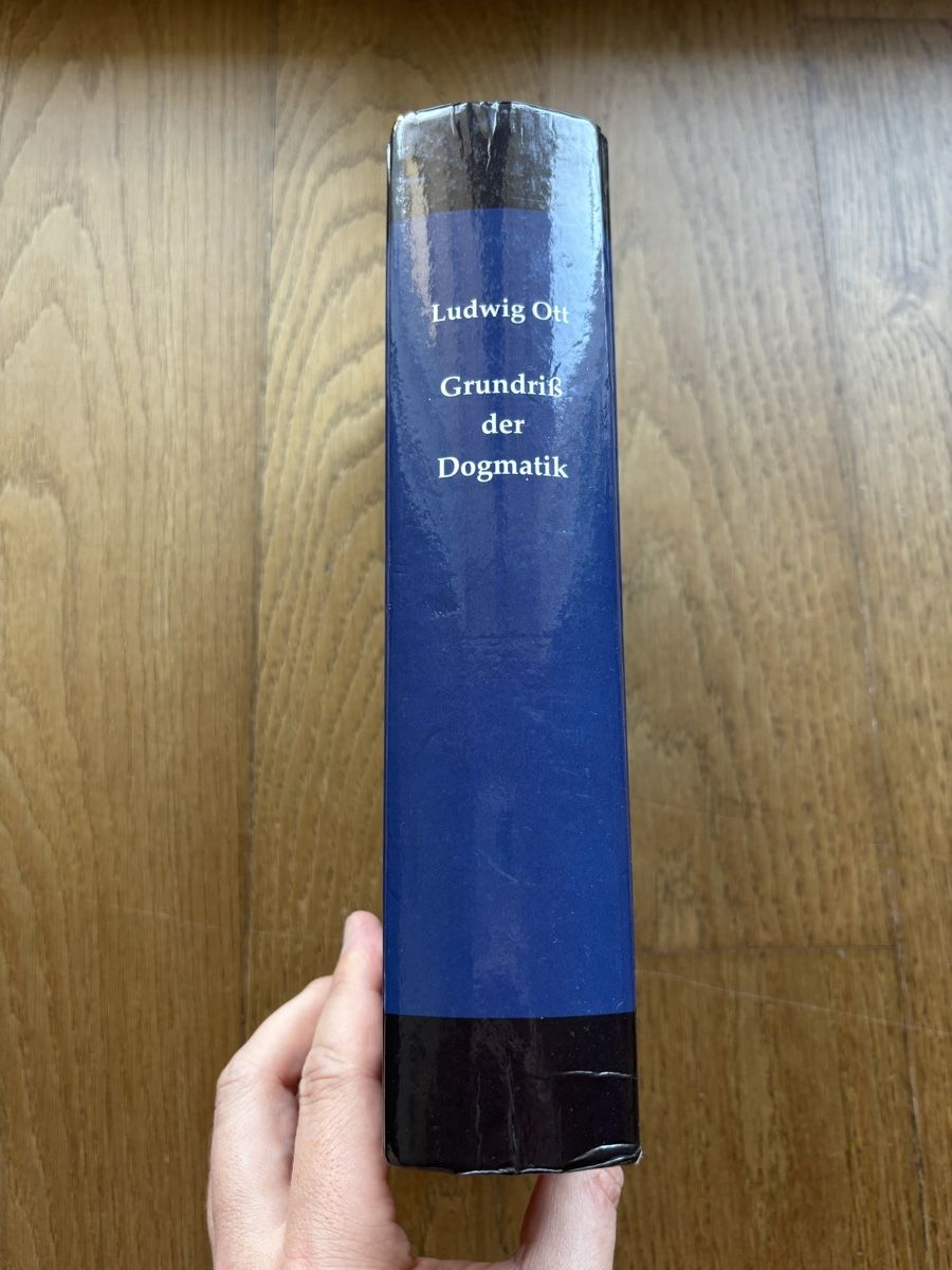 Bücher: Ludwig Ott: Grundriss der Dogmatik – Gebraucht aus Läufelfingen von Seraphim13 1