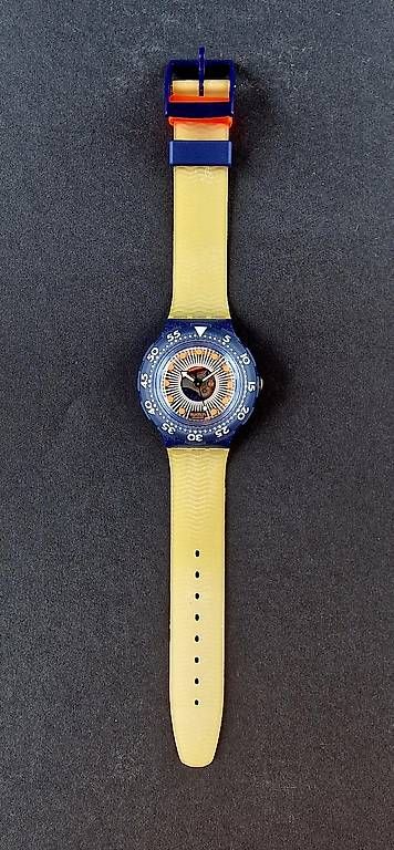 Orologi: Swatch Scuba 200 Silver Trace SDN107 – Usato da Bassersdorf venduto da Zwoebschi