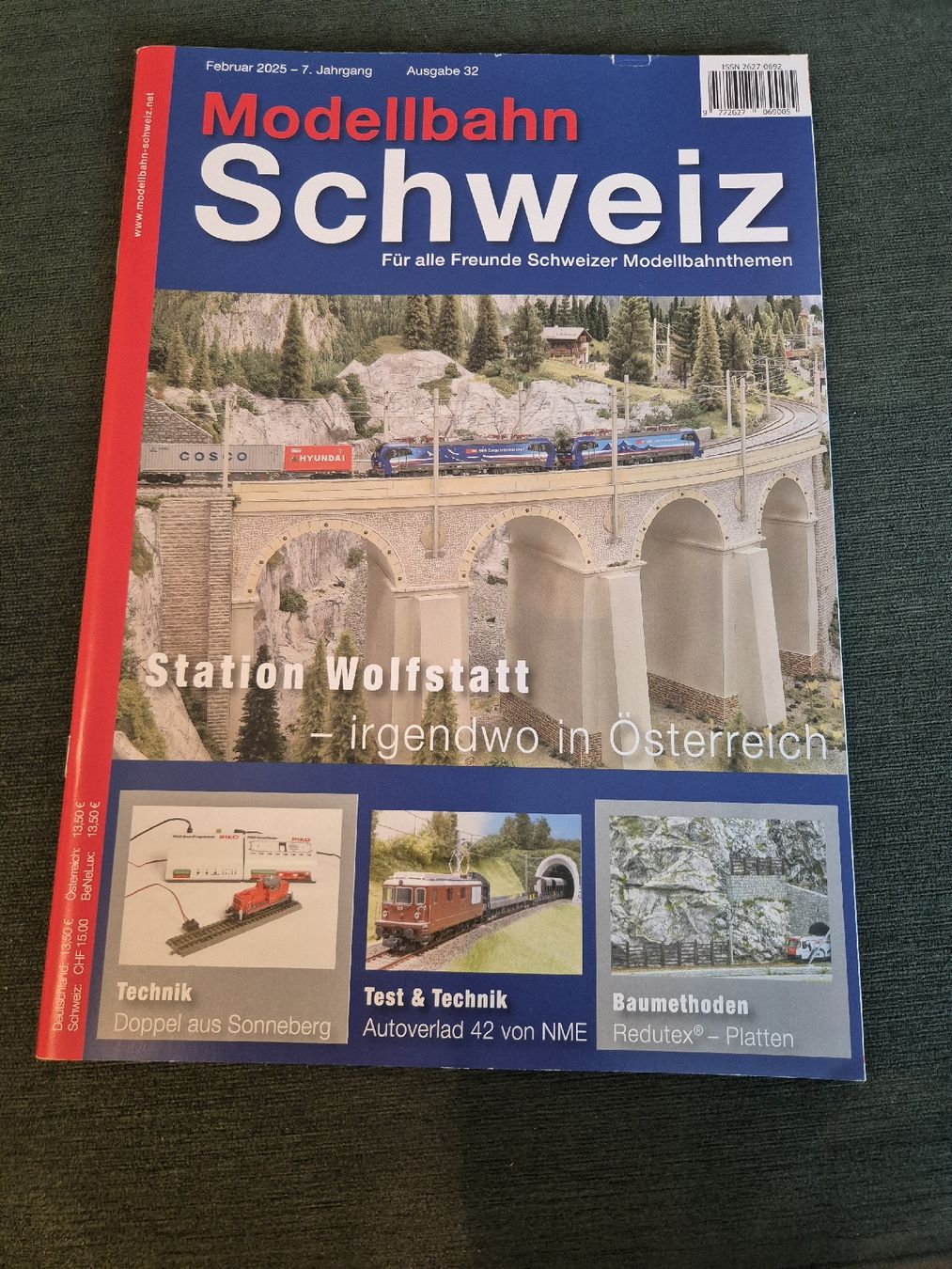 Riviste & Magazine: Modellbahn Schweiz 2025 Nr.32 – Usato da Ehrendingen venduto da Amigo5