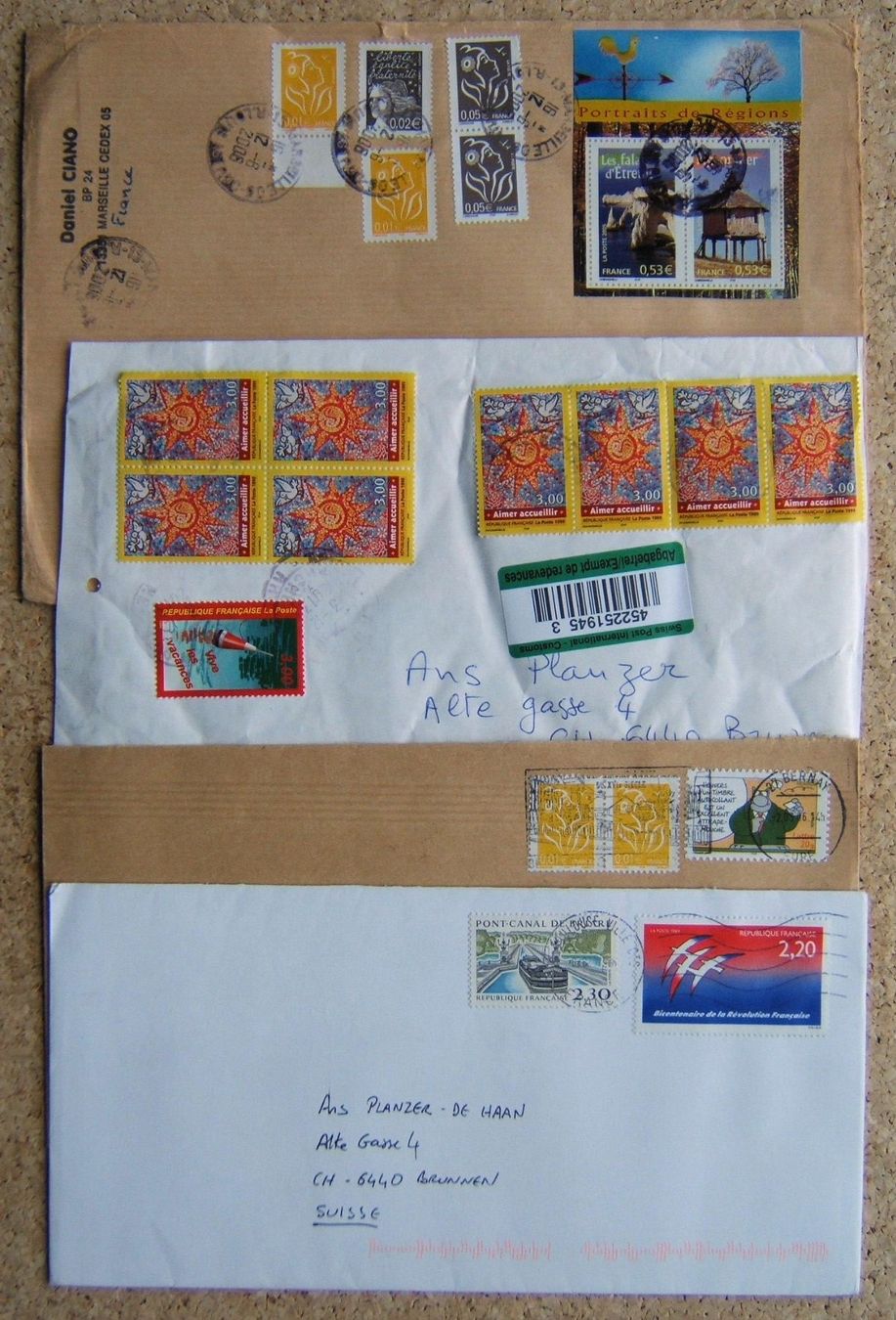 Tutti i francobolli: LOT FRANKREICH BRIEFE (B) – Usato da Brunnen venduto da Nonne04 2