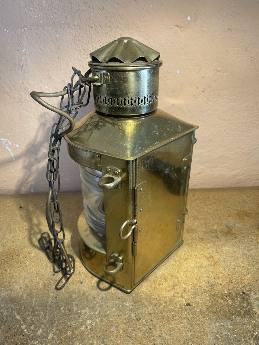 Lampade: Schiffslampe Messinglampe "Toplight"  Antik – Usato da dietikon venduto da fernando011 3