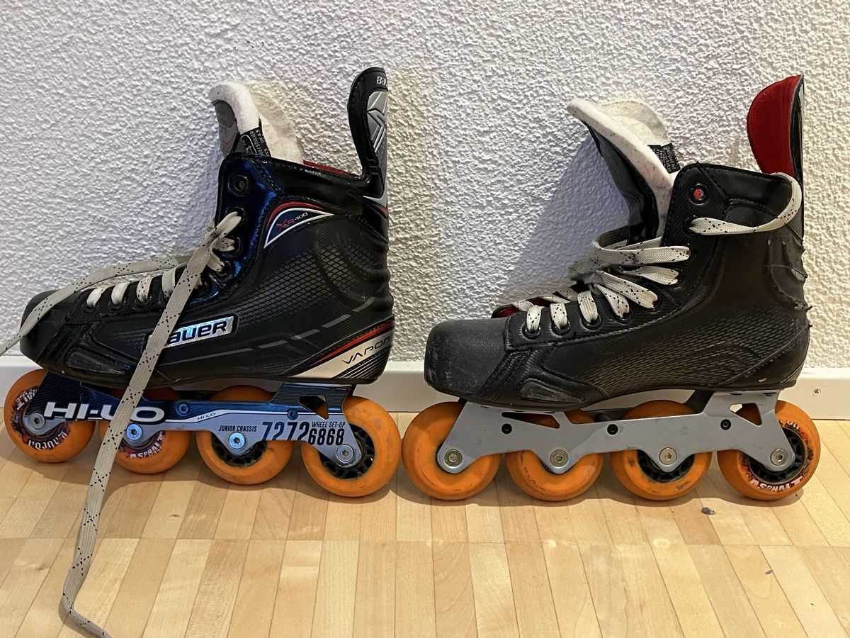Bauer Pattini in linea & Pattini a rotelle: Bauer Inline Skates Vapor XR 400 Gr. 37.5 – Usato da Bassersdorf venduto da Rogggggger