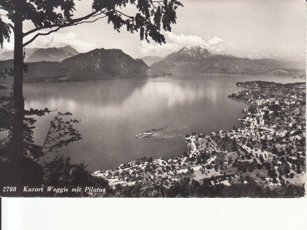 Ansichtskarten: Weggis 1963 – Gebraucht aus Bürglen TG von StampGraf