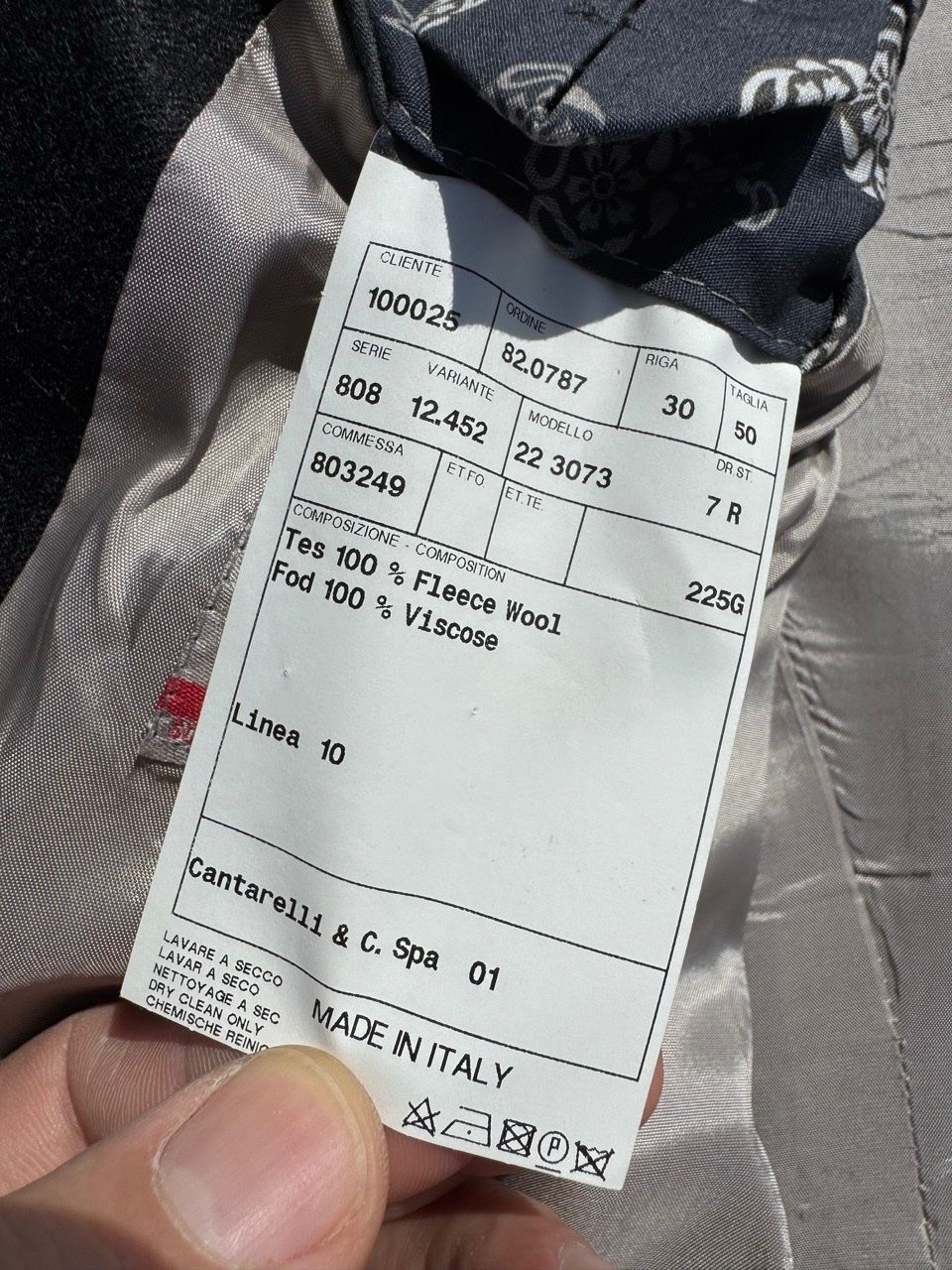Giacche: Cantarelli Jacket / Sakko, 100% Wolle, Superleicht, anthrazi – Usato da Schlieren venduto da Timsonsan 2