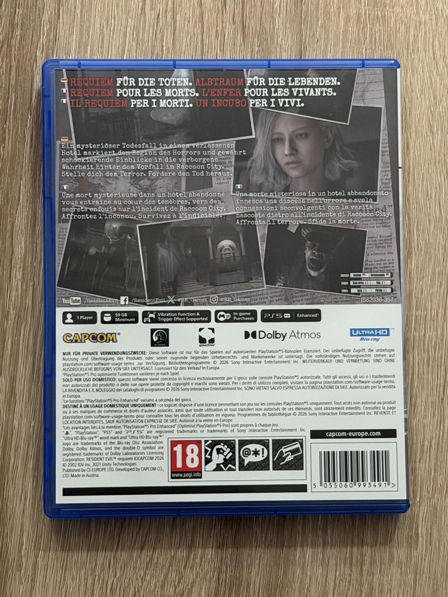Sony Spiele: Resident Evil Requiem PS5 - wie neu – Neu (gemäss Beschreibung) aus Stein am Rhein von ricks0r 1
