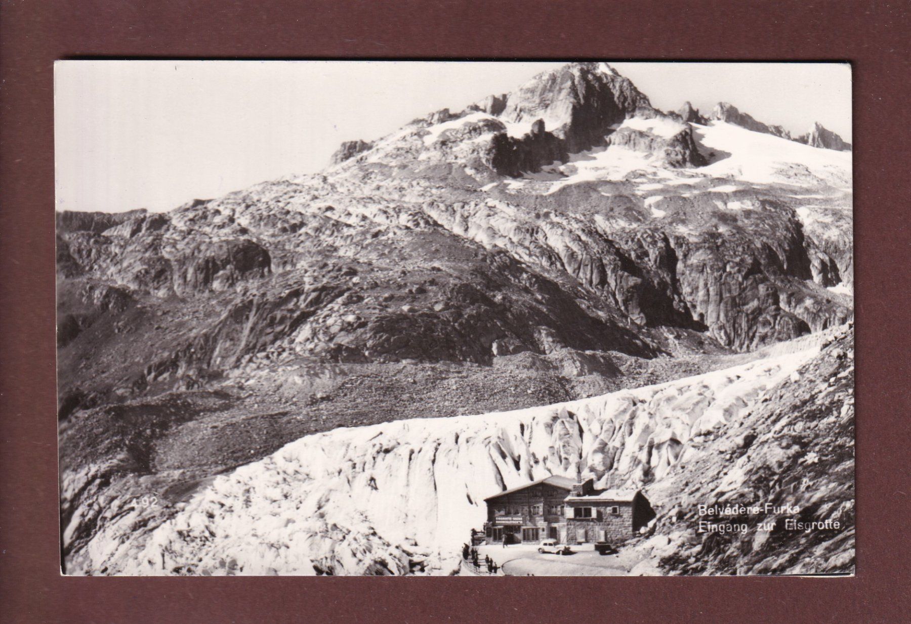 Cartoline postali: RHONEGLETSCHER - Belvédère – Usato da Pully venduto da nicecards