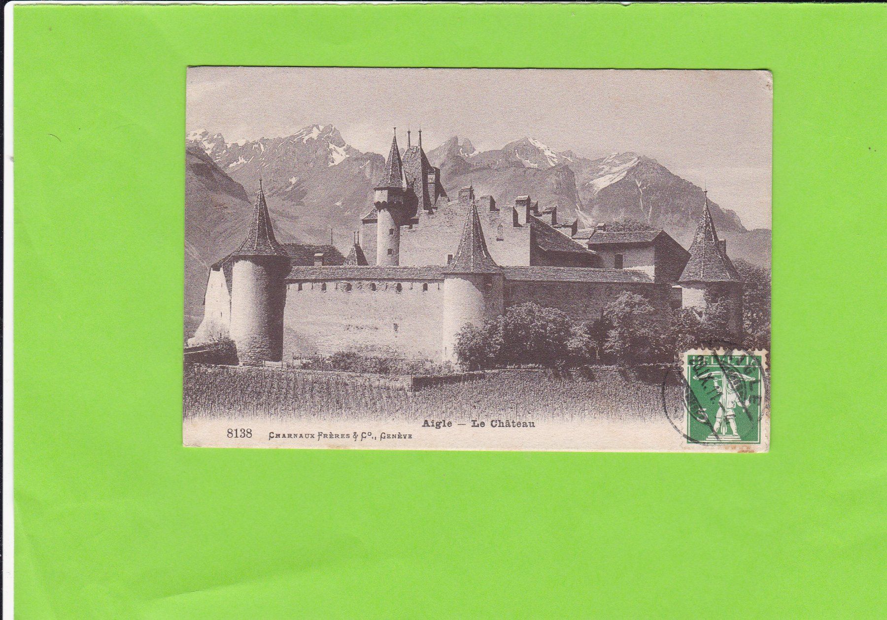 Cartes postales: Aigle-Le Château – D'occasion à St. Peterzell par neckertal