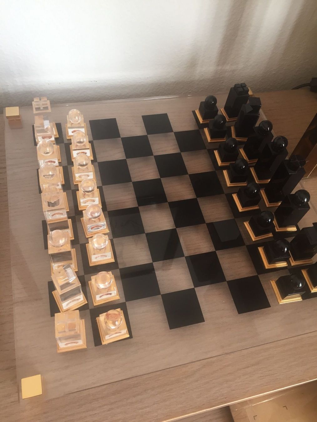 Giochi: Vintage Michel Dumas Chess table set – Usato da Küssnacht am Rigi venduto da CALIFRASQUI 3