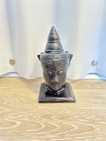Exotische Buddha Kopf Figur, Deko
