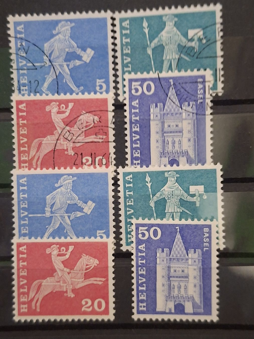 Tutti i francobolli: Baudenkmäler mit Kontrollaufdruck – Usato da Balgach venduto da SIMEON27 1