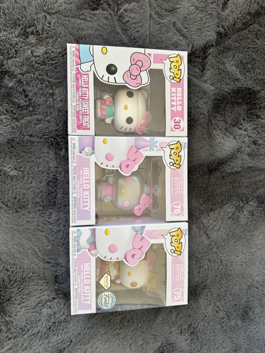 Funko Figuren: Funko Pop Hello Kitty 30, 76, 75 3er Set neu – Neu und originalverpackt aus Busswil BE von Reabloom_30