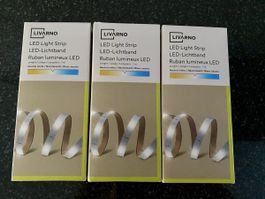 LIVARNO LED-Lichtband neutralweiss 1m/3 Stck neu